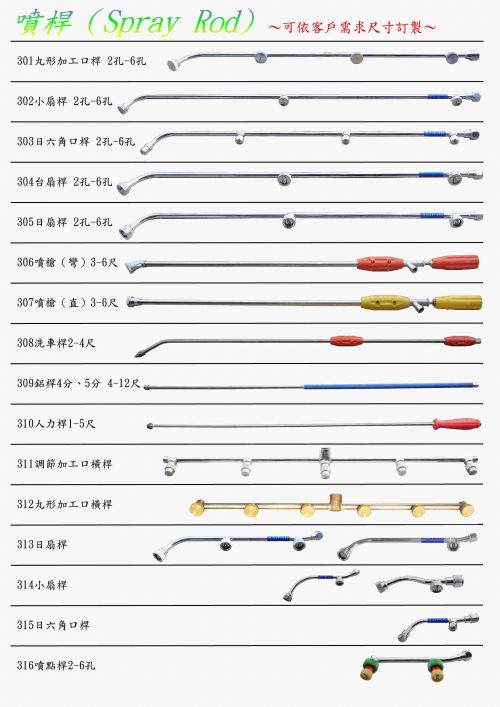 各式農用噴桿目錄-4