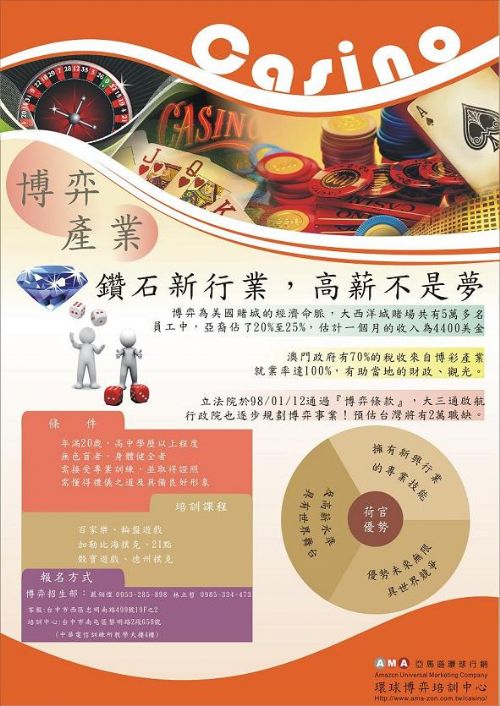 GGRC環球博彩培訓中心-荷官培訓