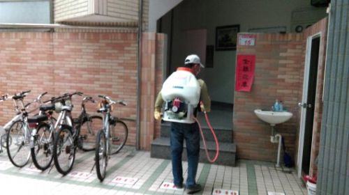 社區環境消毒實績圖