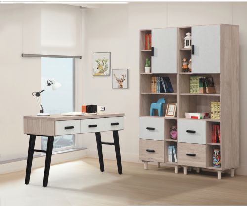 橡木白4尺書桌【嫁妝寢具】