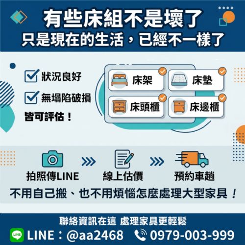 睡眠空間換新了，舊床組怎麼處理？床架床墊